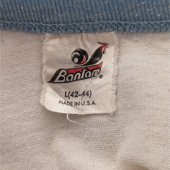 Rare Vtg 80s E.T. 1982 Bantam Label T-Shirt Large Raglan Sleeve Universal Studio - Picture 8 of 9